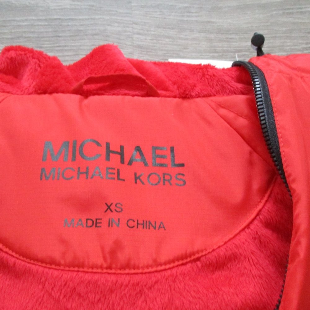 NWT Michael Kors Hooded logo Windbreaker Jacket - Picture 6 of 8